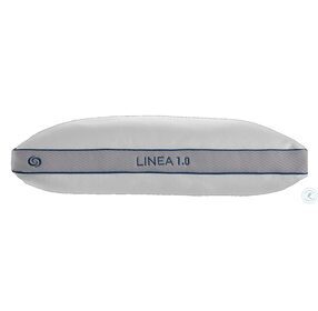 Linea White And Blue Personal Performance Firm Pillow