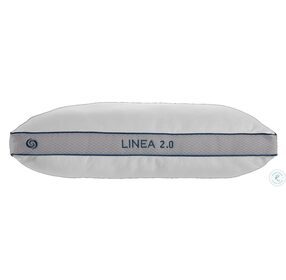 Linea White And Blue Personal Performance Plush Pillow