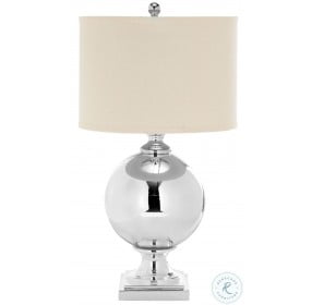 Alcott Silver 28" Mercury Glass Table Lamp