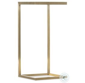 Holmes Gold C Shaped Accent Table