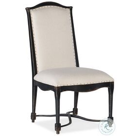 Ciao Bella Black upholstered Back Side Chair Set Of 2