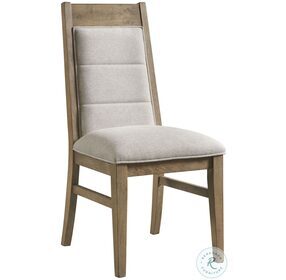 Landmark Dining Weathered Oak Upholstered Side Chair Set of 2