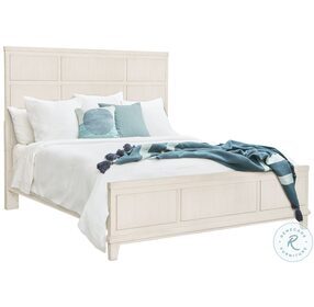 Madison Whitewash Queen Panel Bed