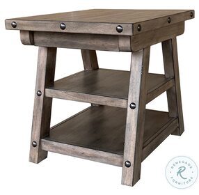 Lodge Siltstone End Table