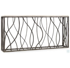 Tubular Solid Steel Console Table