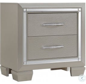 Glamour Champagne Nightstand