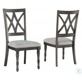 Linnett Gray Side Chair Set Of 2