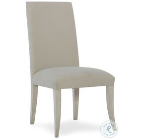 Elixir Serene Gray Beige upholstered Side Chair Set Of 2