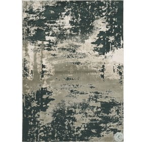 Luna Silver And Charcoal Eclipse XXL Area Rug