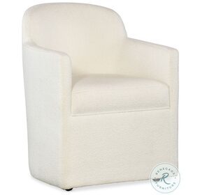 Commerce And Market White Izabela Upholstered Arm Chair