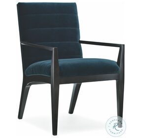 Modern Edge Blue Arm Chair Set Of 2
