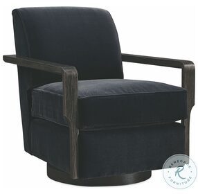 Modern Artisan Remix Black Swivel Chair