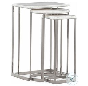 Modern Expressions Silver Nesting Table