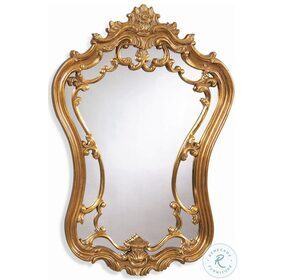 Hermosa Lustrous Gold Leaf Wall Mirror