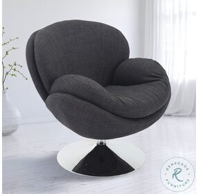 Relax-R Anthracite Fabric Strand Leisure Accent Chair