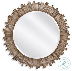 Draper White Washed Wall Mirror
