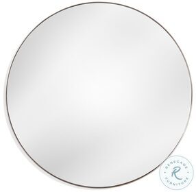 Eltham Silver Round Wall Mirror
