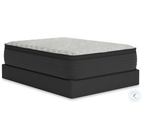 Palisades ET Gray And Blue Queen Mattress with Foundation