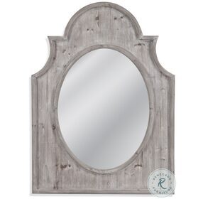 Elder Distressed Grey Wall Mirror