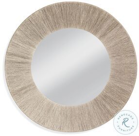 Perez Gray Wash Rope Wrapped Wall Mirror