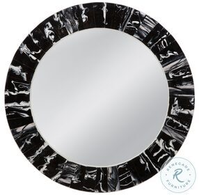 Argentella Black And White Wall Mirror