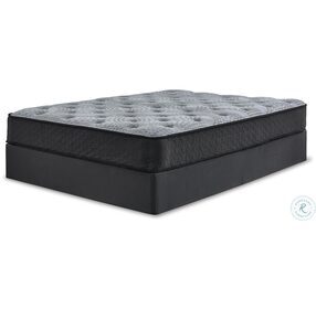 Comfort Plus Grey Twin Size Mattress with Foundation