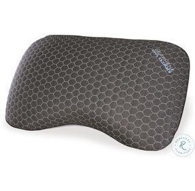 Zephyr 2.0 Dark Gray Graphene Curve Pillow Set of 6