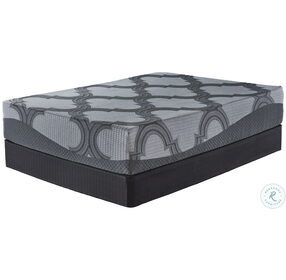 1100 Series Grey Twin Innerspring Mattress with Foundation