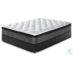 12" Pocketed Hybrid White Queen Mattress with Foundation