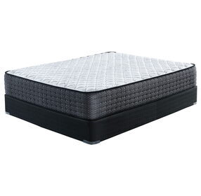 Limited Edition Firm White Twin Mattress with Foundation