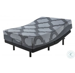 Hybrid Gray 12" Queen Motion Adjustable Base And Mattress