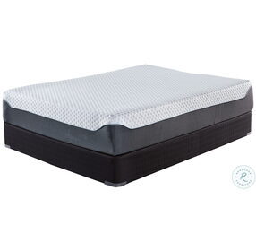 Chime Elite 12" White Queen Plush Mattress with Foundation