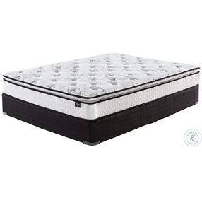 Chime Bonnell Pillow Top 10" White Full Mattress with Foundation