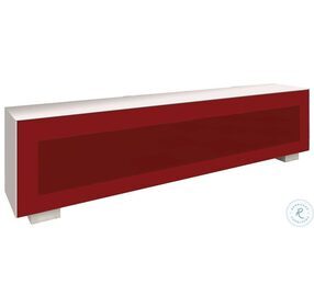 Magic Red And White 69" TV Stand