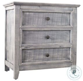 Kendrick Silver 3 Drawer Accent Chest