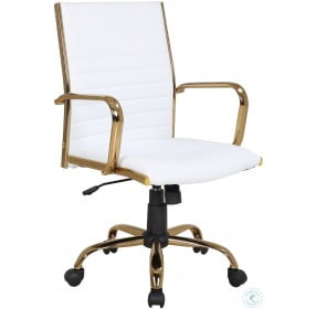 Masters White Office Chair