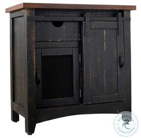 Nolan Black And Brown Accent Chest