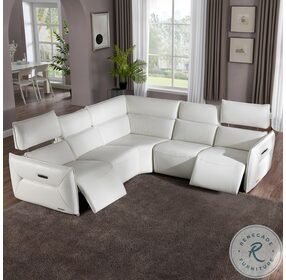 Verona Snow White Reclining Sectional