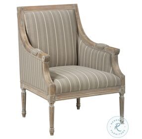 McKenna Distressed Taupe Accent Chair