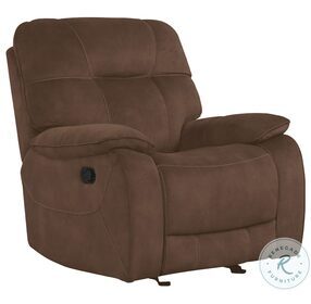 Cooper Shadow Brown Manual Glider Recliner