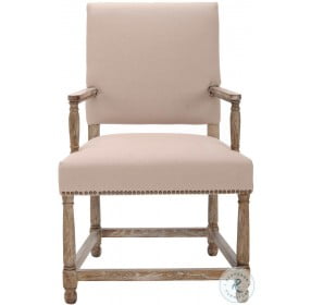 Faxon Taupe Arm Chair