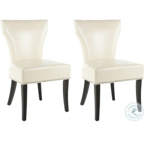 Jappic Flat Cream 22" Side Chair Set Of 2