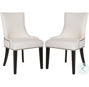 Lester White 19" Dining Chair Set Of 2