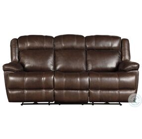 Eclipse Florence Brown Power Reclining Sofa with Power Headrest