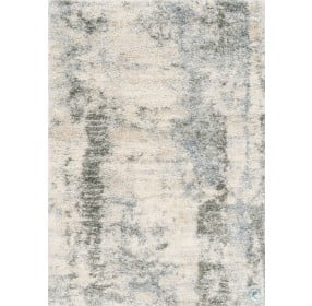 Merino Ivory And Blue Palette Large Area Rug