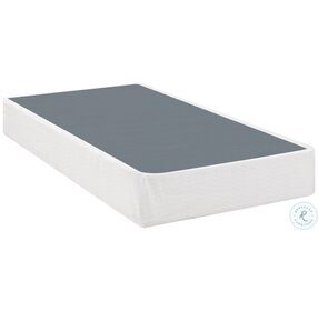 Perrin Gray And White Twin Mattress Foundation