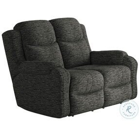Marvel Charcoal Reclining Loveseat with Power Headrest