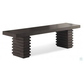 Mila Washed Gray Bench
