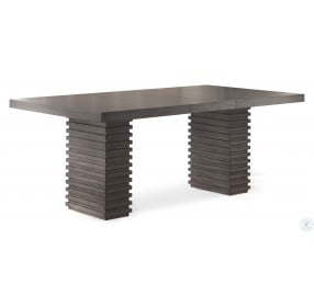 Mila Washed Gray Extendable Dining Table