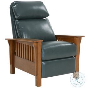 Mission Highland Emerald Leather Recliner